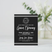 Logo Business Grand Opening Postkarte (Stehend Vorderseite)