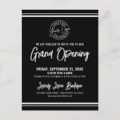 Logo Business Grand Opening Postkarte (Vorderseite)