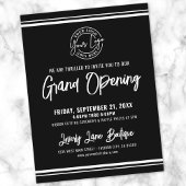 Logo Business Grand Opening Postkarte