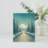 Logo Business Lights Road Postcard Postkarte (Stehend Vorderseite)