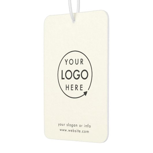 Logo | Business Minimal Clean Simple Branded Car Autolufterfrischer (Links)