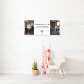 Logo Business | Minimalist Modern Photo White Banner (Insitu)