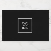 Logo-Business Minimalistisch Alkoholflaschenetikett (Einzelnes Label)