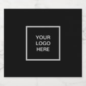 Logo-Business Minimalistisch Bierflaschenetikett (Einzelnes Label)