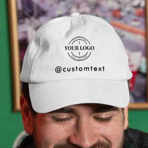 Logo-Business Mitarbeiter Unternehmen Slogan Text Truckerkappe