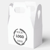 Logo-Business Moderne Minimal-Designs Geschenkschachtel (Geöffnet)