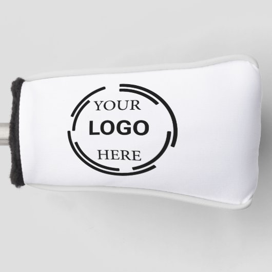 Logo-Business Moderne Minimal-Designs Golf Headcover (Vorderseite)