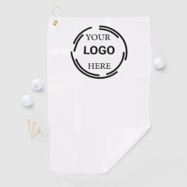 Logo-Business Moderne Minimal-Designs Golfhandtuch