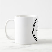 Logo-Business Moderne Minimal-Designs Kaffeetasse (Links)