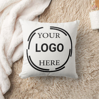 Logo-Business Moderne Minimal-Designs Kissen