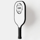 Logo-Business Moderne Minimal-Designs Pickleball Schläger (Links)