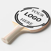 Logo-Business Moderne Minimal-Designs Tischtennis Schläger (Vorderseite)