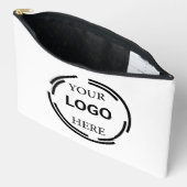 Logo-Business Moderne Minimal-Designs Zubehörtasche (Offen)