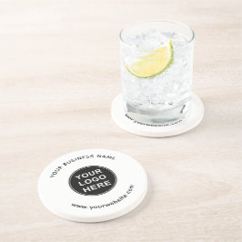 Logo | Business Name | Website | Branding Getränkeuntersetzer