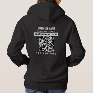 Logo Business QR-Code Hoodie