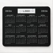 Logo "Business Rectangle" 2026 Kalender - benutzer Mousepad (Vorne)