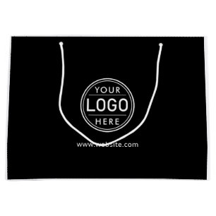 Logo Business Unternehmen Black Company Simple Com Große Geschenktüte