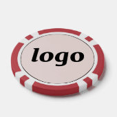 Logo Business Werbe Branding Blush Rosa Pokerchips (Einzeln)