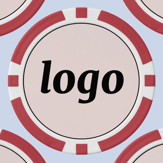 Logo Business Werbe Branding Blush Rosa Pokerchips