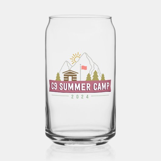 Logo "C9 Summer Camp 2024" Dosenglas (Vorderseite)