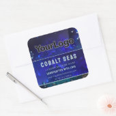 Logo Candle Artisan Soap Handmade Product Label Quadratischer Aufkleber (Umschlag)