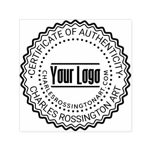 Logo "Certificate Authenticity" #6 Name URL Permastempel (Design)
