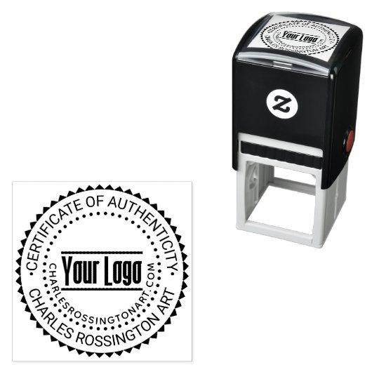 Logo "Certificate Authenticity" #7 Name URL Permastempel (Beispiel)