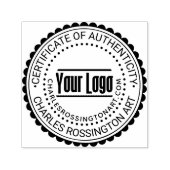 Logo "Certificate Authenticity" #7B Name URL Permastempel (Design)