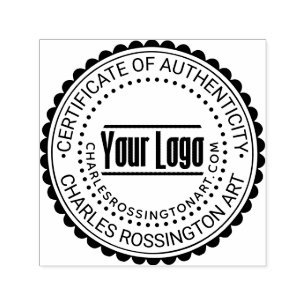 Logo "Certificate Authenticity" #7B Name URL Permastempel