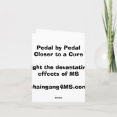 logo-chaingang note card karte (Rückseite)