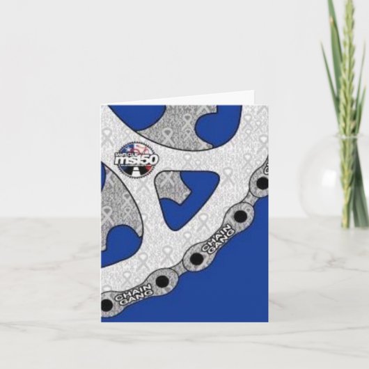 logo-chaingang note card karte (Vorderseite)