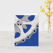 logo-chaingang note card karte (Gelbe Blume)
