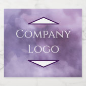 Logo-Champagner-Label für benutzerdefinierte Unter Schaumweinetikett (Einzelnes Label)