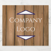 Logo-Champagner-Label für benutzerdefinierte Unter Schaumweinetikett (Einzelnes Label)