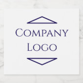 Logo-Champagner-Label für benutzerdefinierte Unter Schaumweinetikett (Einzelnes Label)