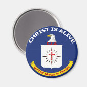 Logo CIA "Christ Is Alive" Magnet (Vorderseite/Rückseite)