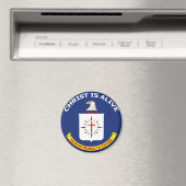 Logo CIA "Christ Is Alive" Magnet (In Situ (Geschirrspüler))