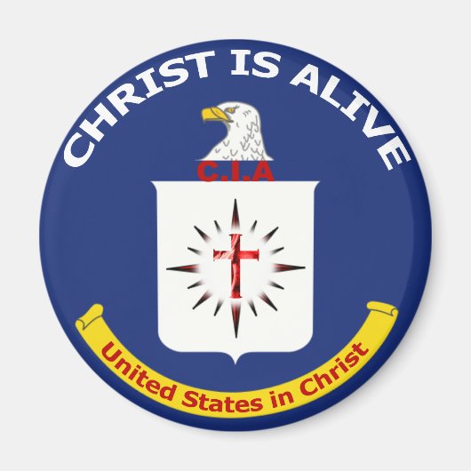 Logo CIA "Christ Is Alive" Magnet (Vorne)