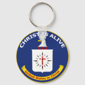 Logo CIA "Christ Is Alive" Schlüsselanhänger (Vorderseite)
