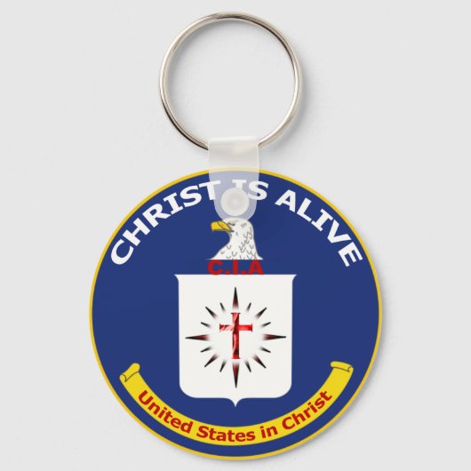 Logo CIA "Christ Is Alive" Schlüsselanhänger (Vorderseite)