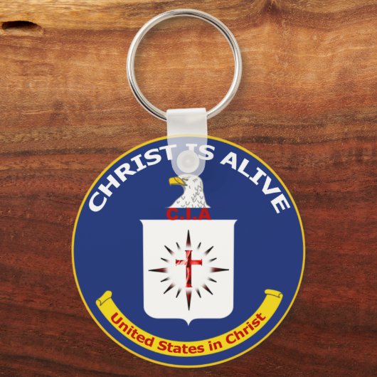 Logo CIA "Christ Is Alive" Schlüsselanhänger (Vorderseite)
