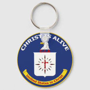 Logo CIA "Christus ist lebendig " Schlüsselanhänger