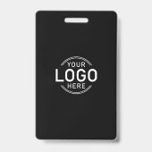 Logo Circle Foto Modernes, einfaches Minimalistisc Ausweis (Rückseite)