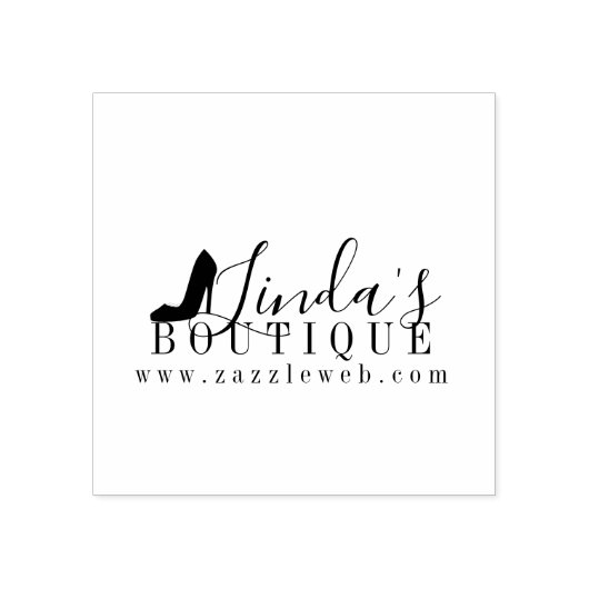 Logo "Clothing Online Boutique" anzeigen Gummistempel (Prägung)
