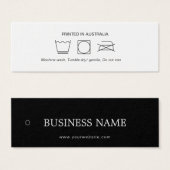 Logo Cloud Care Hang Tag (Vorne & Hinten)