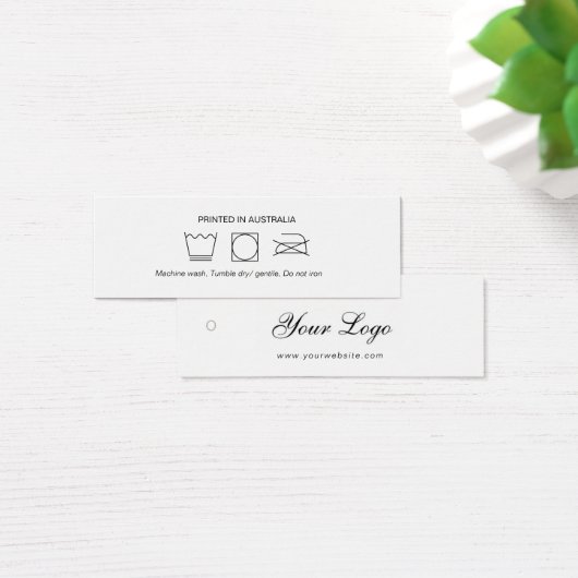 Logo Cloud Care Hang Tag (Schreibtisch)