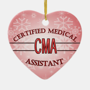 LOGO CMA ZERTIFIZIERTE MEDIZINISCHE HILFE KERAMIK ORNAMENT