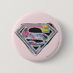 Logo-Collage für Supergirl Button