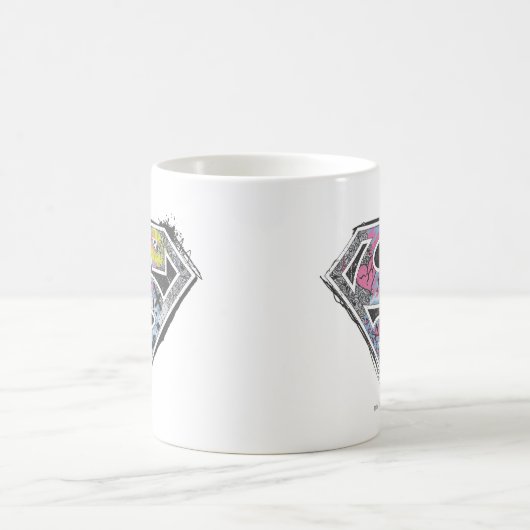 Logo-Collage für Supergirl Kaffeetasse (Mittel)