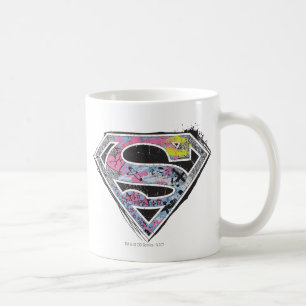 Logo-Collage für Supergirl Kaffeetasse